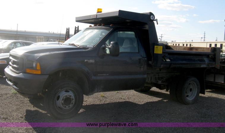 image for item AS9210 2001 Ford F450 XL Super Duty dump bed truck