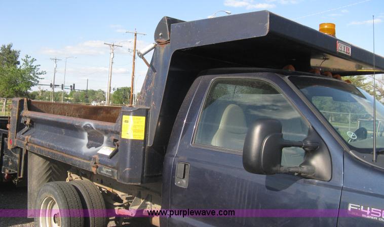 image for item AS9210 2001 Ford F450 XL Super Duty dump bed truck