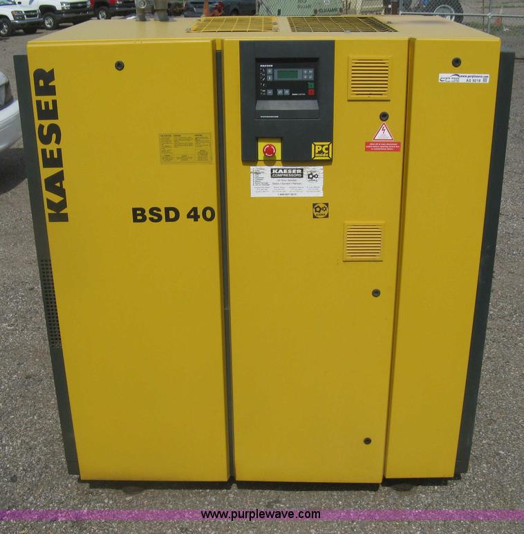 image for item AS9218 2002 Kaeser BSD40 industrial air compressor