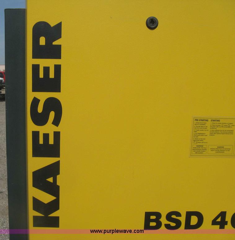 image for item AS9218 2002 Kaeser BSD40 industrial air compressor