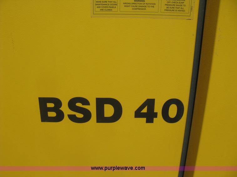 image for item AS9218 2002 Kaeser BSD40 industrial air compressor