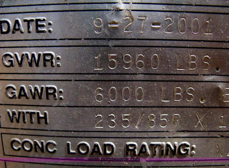 image for item AS9227 2002 Trail King TKT12U tilt deck trailer