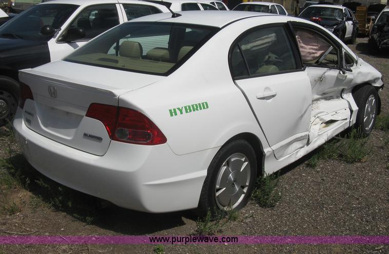 image for item G8261 2008 Honda Civic Hybrid CVT AT-PZEC