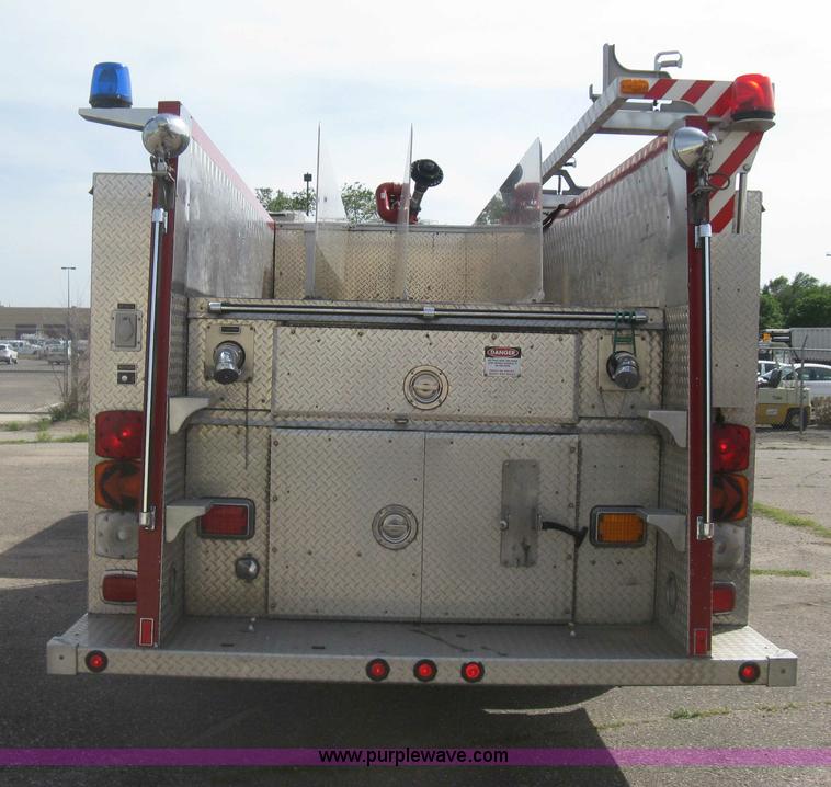 image for item H5458 1998 Spartan Gladiator fire truck