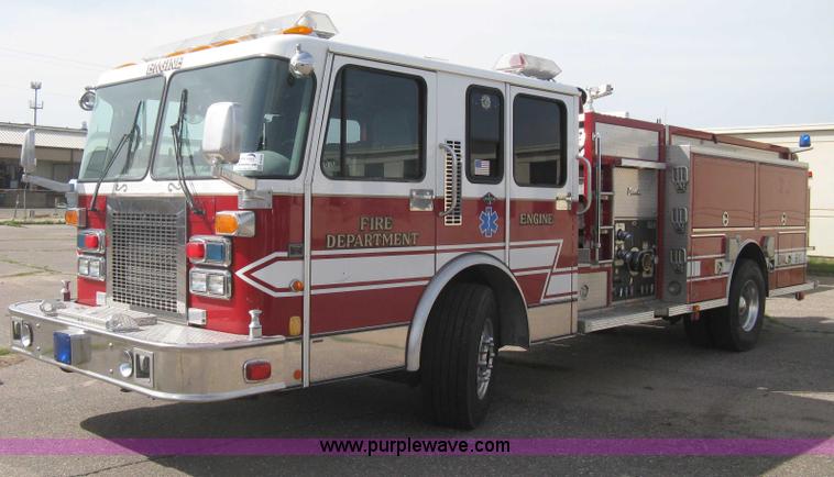 image for item H5458 1998 Spartan Gladiator fire truck