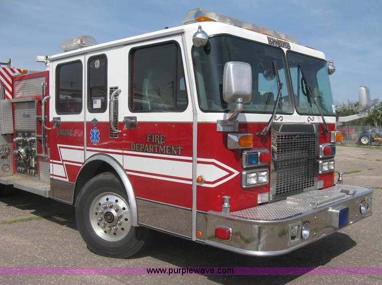 image for item H5458 1998 Spartan Gladiator fire truck