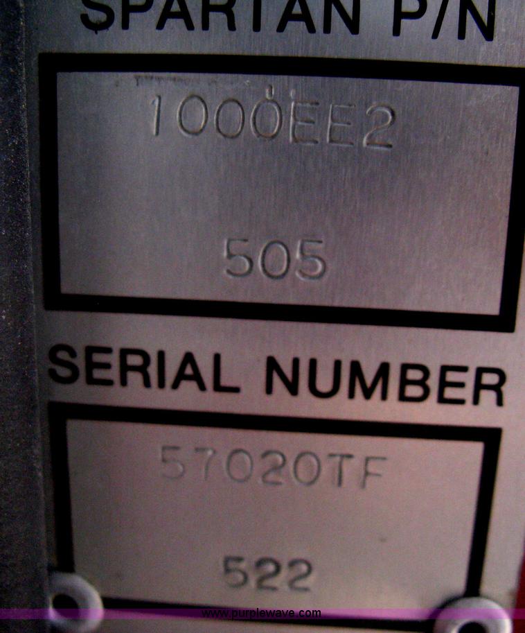 image for item H5458 1998 Spartan Gladiator fire truck