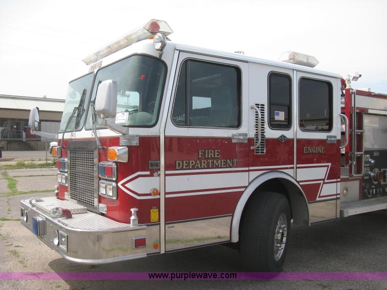 image for item H5459 1995 Spartan Gladiator fire truck
