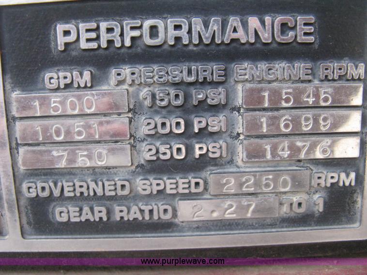 image for item H5460 2000 HME 1871 fire truck