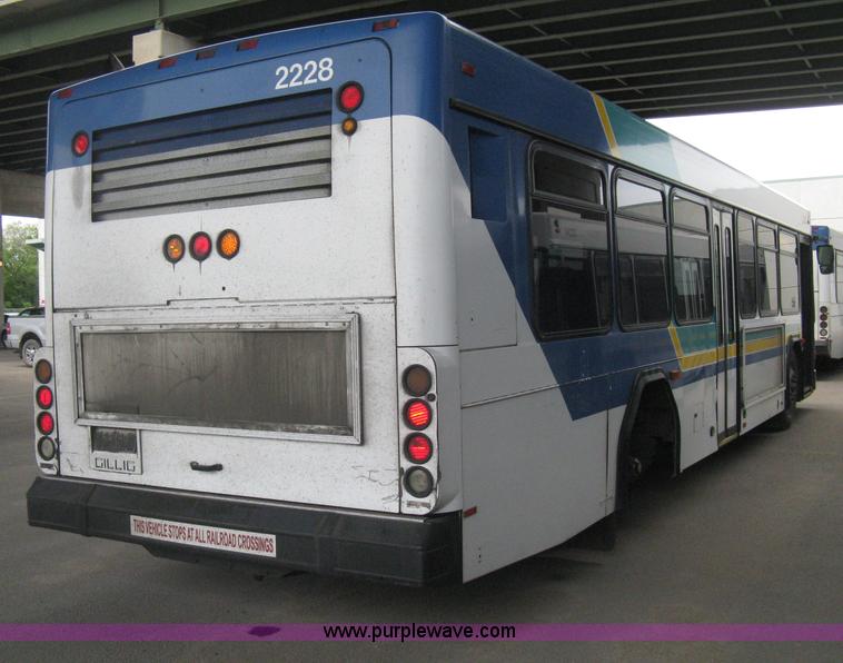image for item H5465 2002 Gillig Low Floor G22B102N4 transit bus