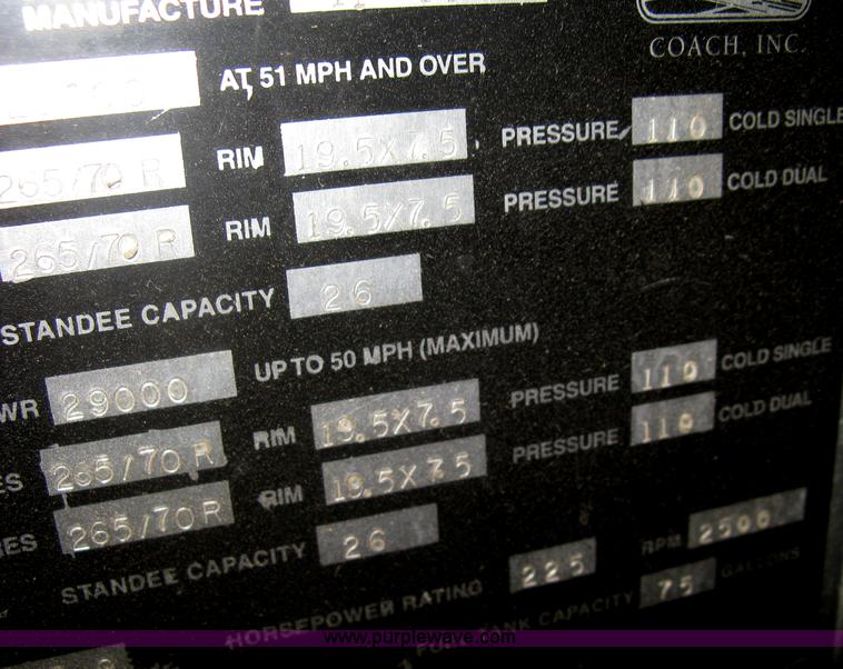 image for item H5471 2001 Chance Coach Opus 29' transit bus