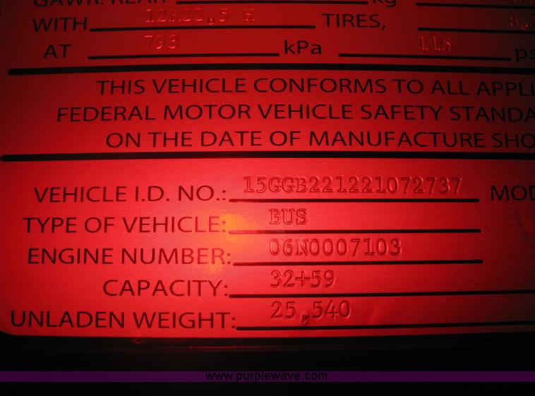 image for item H5473 2002 Gillig Low Floor 35' transit bus