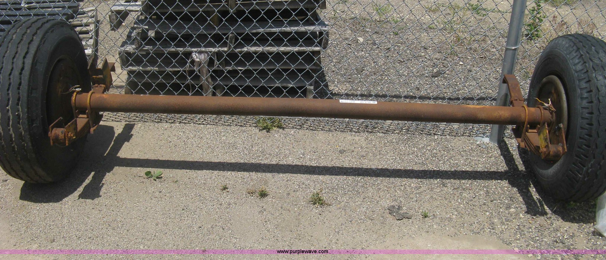 (3) axles and wheels in Wichita, KS Item AS9190 sold Purple Wave