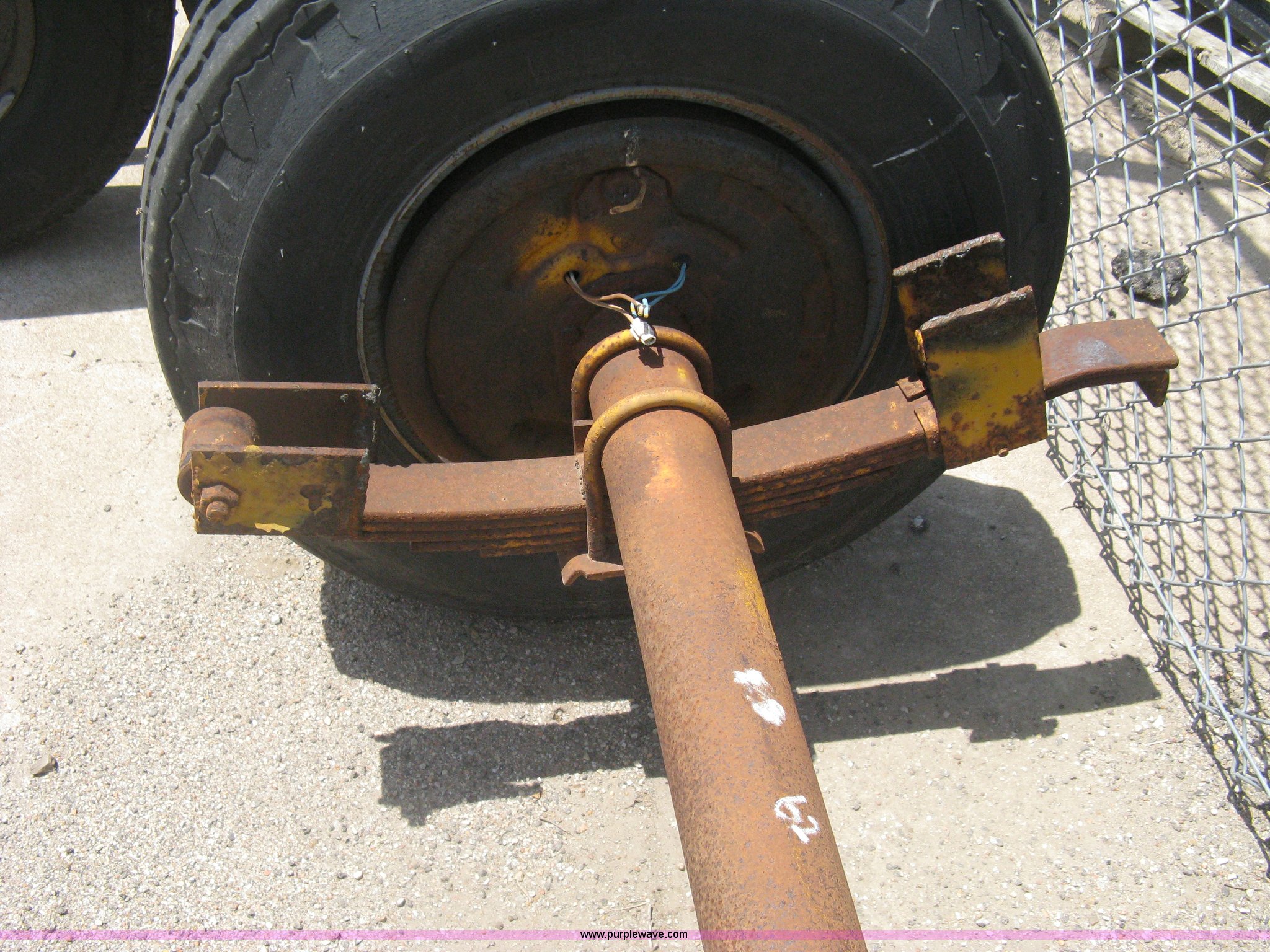 (3) axles and wheels in Wichita, KS Item AS9190 sold Purple Wave