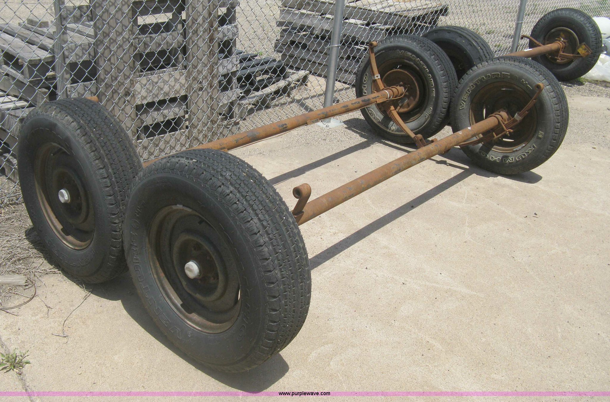 (3) axles and wheels in Wichita, KS Item AS9190 sold Purple Wave
