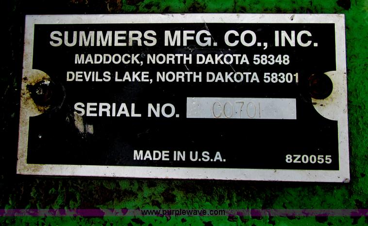 image for item A8702 2003 Summers Superchisel chisel plow