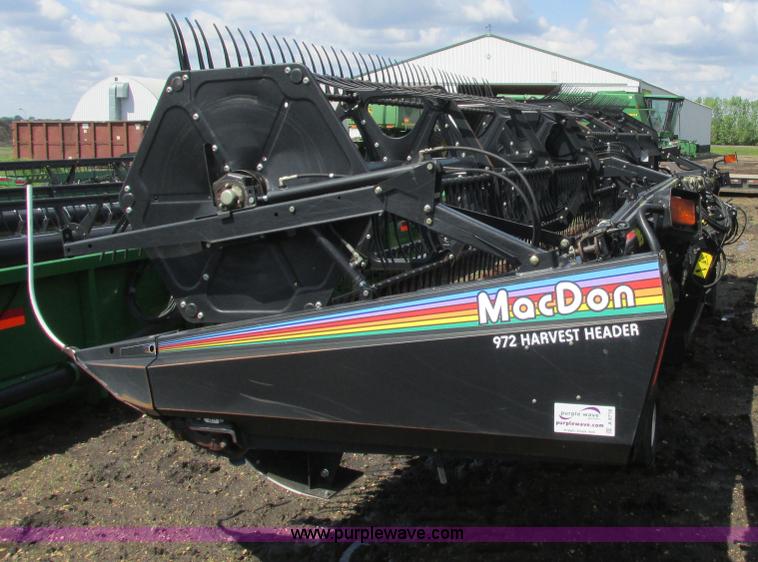 image for item A8718 2003 Mac Don 972 Harvest Header draper head