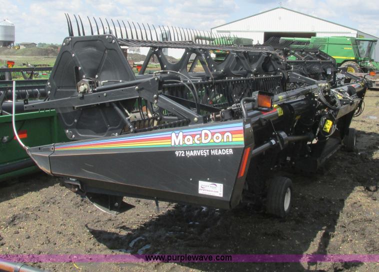 image for item A8718 2003 Mac Don 972 Harvest Header draper head
