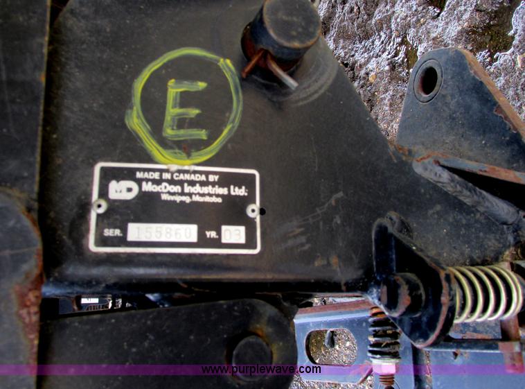 image for item A8718 2003 Mac Don 972 Harvest Header draper head