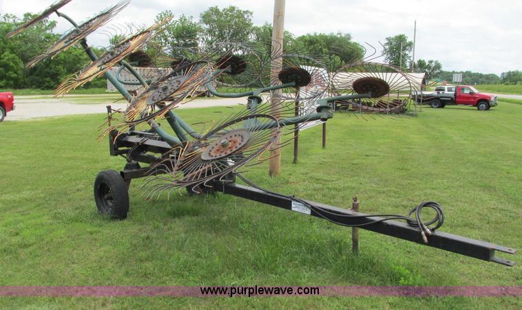 image for item AC9906 Kelderman 10 wheel hay rake