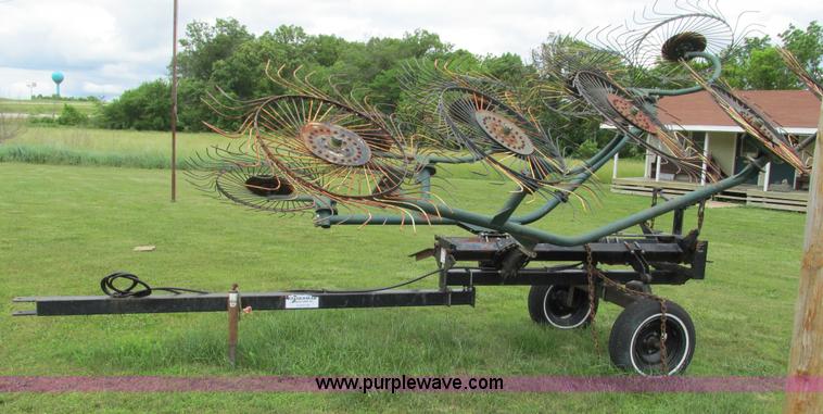 image for item AC9906 Kelderman 10 wheel hay rake