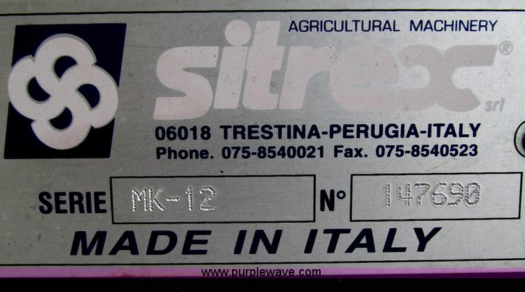 image for item AC9912 Sitrex Magnum MK10-12 hay rake