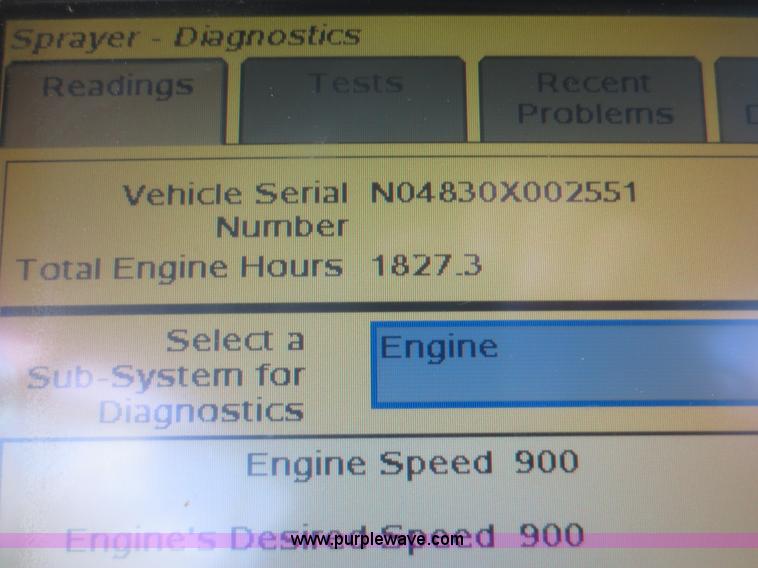 image for item D2071 2008 John Deere 4830 self-propelled sprayer