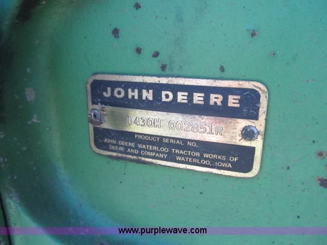 image for item F4904 John Deere 8430 4WD tractor