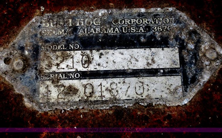 image for item F8278 Bush Hog 3210 rotary mower