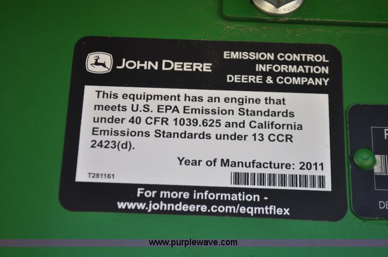 image for item G6478 2011 John Deere 9870 STS combine