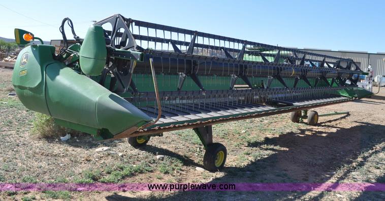 image for item G6480 2010 John Deere 635D 35' draper head