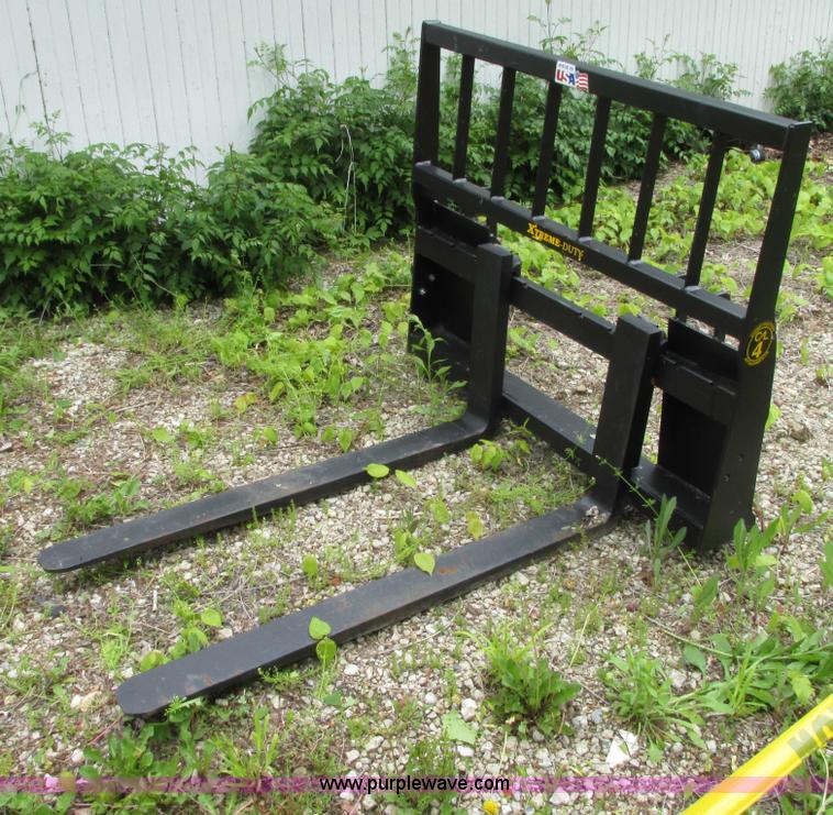 image for item G9127 Construction Attachments Xtreme Duty pallet forks