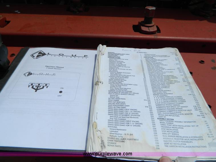 image for item H2468 Krause 5430 grain drill