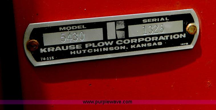 image for item H2468 Krause 5430 grain drill