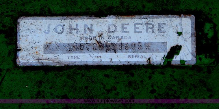 image for item H2529 John Deere 709 rotary mower