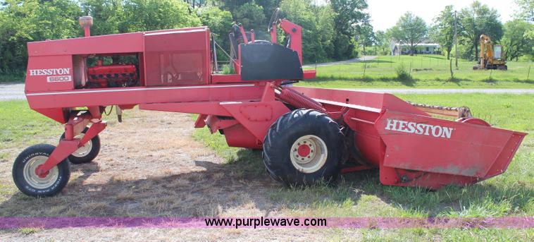 image for item H2531 Hesston 6600 self-propelled swather