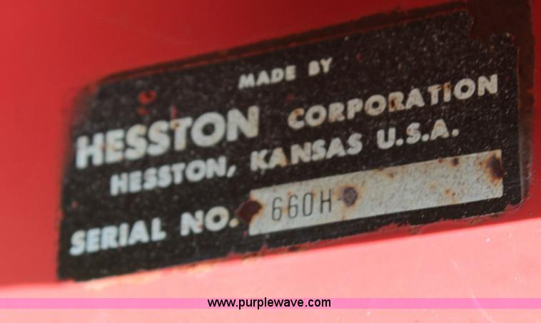 image for item H2531 Hesston 6600 self-propelled swather