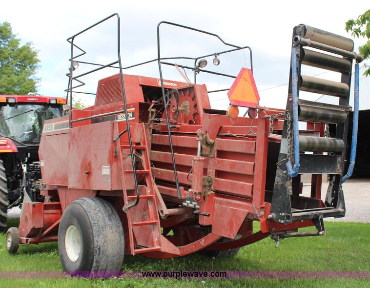 image for item H2532 1996 Hesston 4755 large square baler