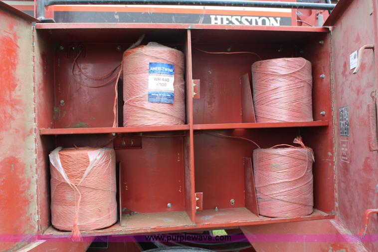 image for item H2532 1996 Hesston 4755 large square baler