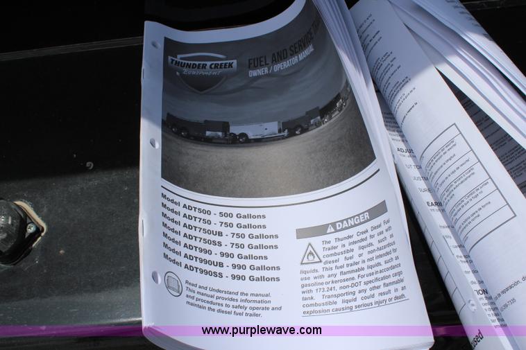 image for item H2536 2012 LDJ ADT750 750 gallon fuel transfer trailer