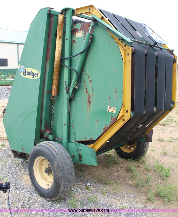 image for item H2543 Badger BW614 round baler