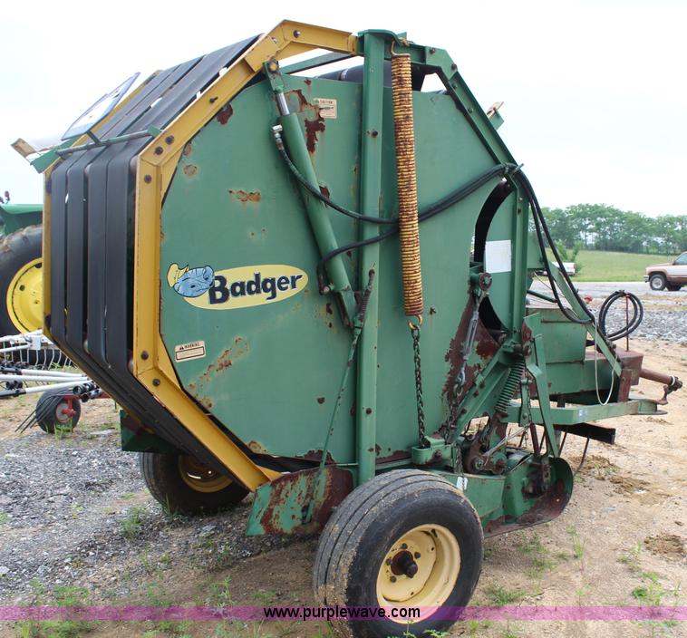 image for item H2543 Badger BW614 round baler
