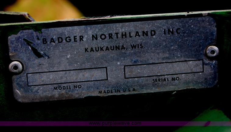 image for item H2543 Badger BW614 round baler