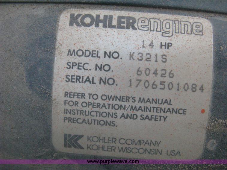 image for item AS9104 Power King garden tractor