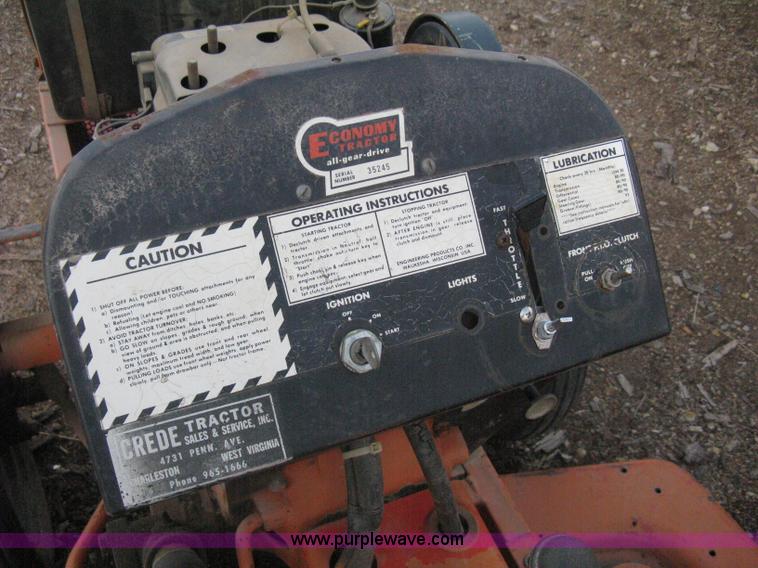 image for item AS9104 Power King garden tractor