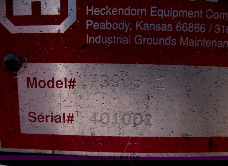 image for item AS9106 Heckendorn 73906-1 riding lawn mower