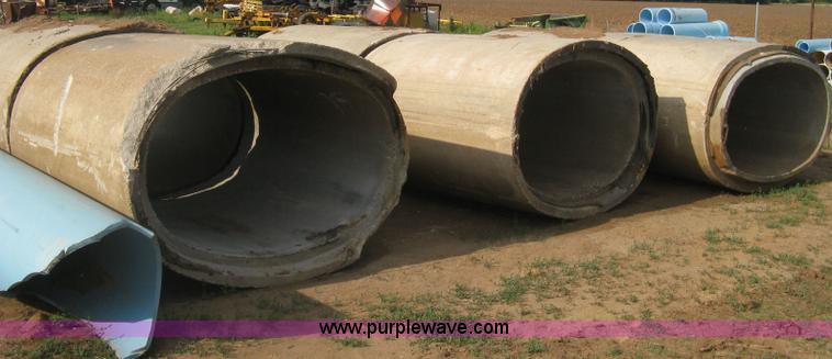image for item AS9109 (6) Concrete flange end oval culvert pipe
