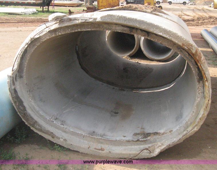 image for item AS9109 (6) Concrete flange end oval culvert pipe