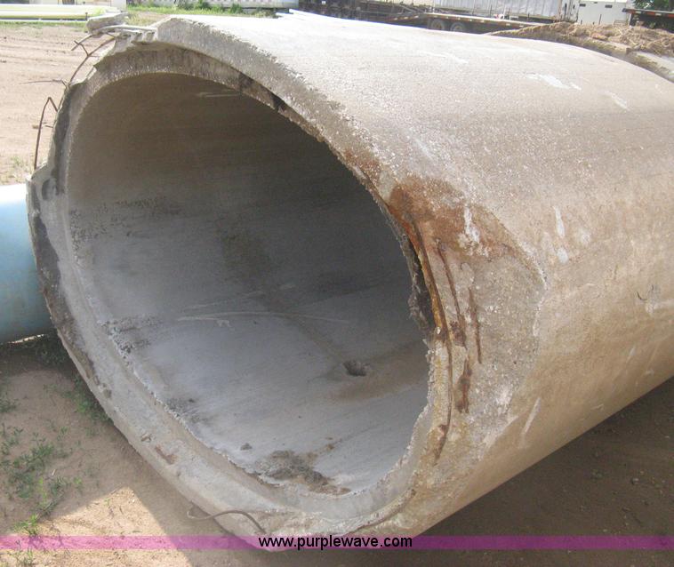 image for item AS9109 (6) Concrete flange end oval culvert pipe