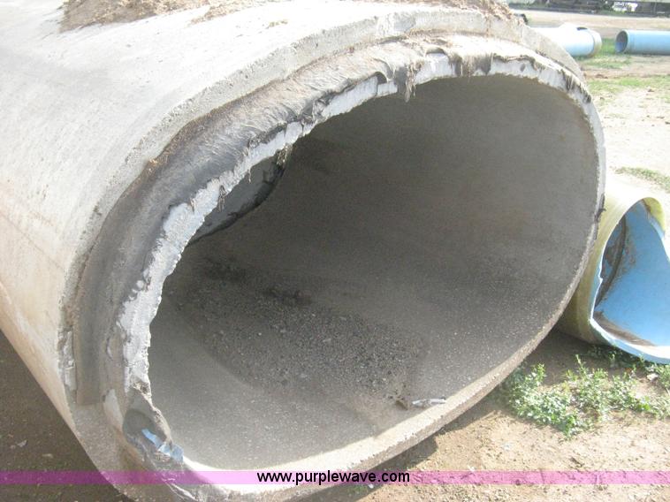 image for item AS9109 (6) Concrete flange end oval culvert pipe